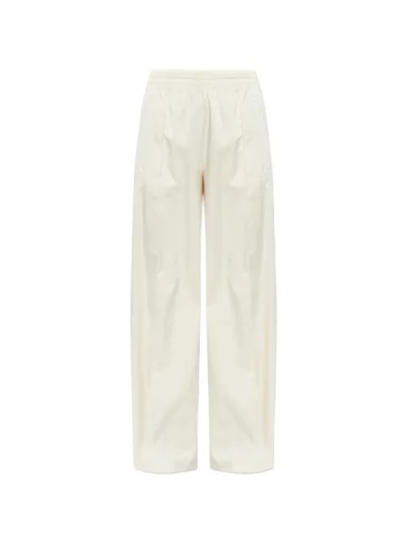 Pantaloni Adidas cu șireturi din dantelă maro