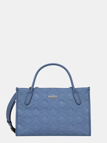 Guess geantă shopper pentru femei JODI albastru