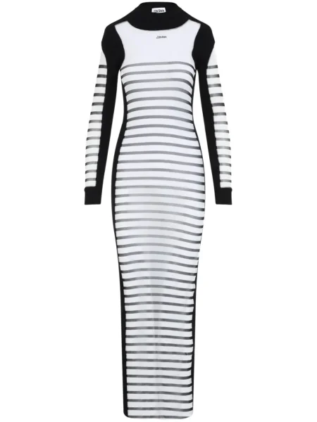 Rochie Jean Paul Gaultier cu dungi alb