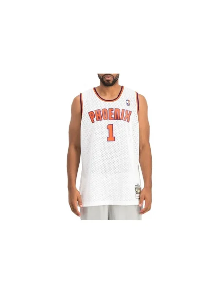 Tricou Mitchell & Ness din jerseu alb