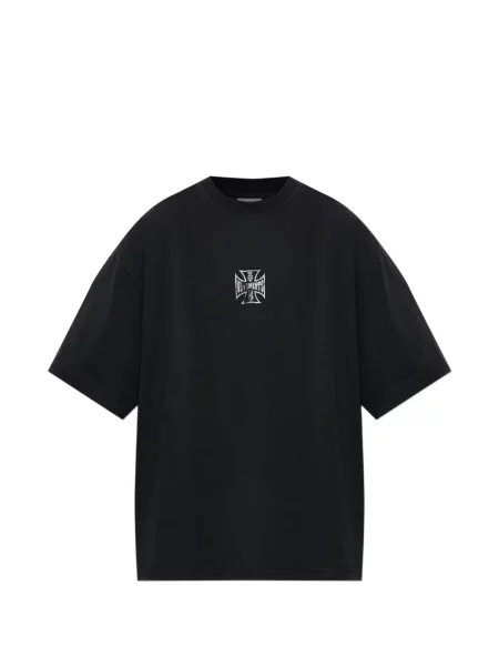 Tricou Vetements cu imagine negru