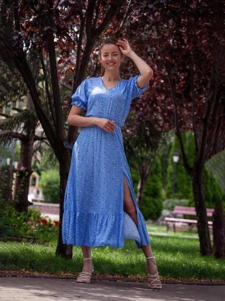 OnLady Сукня міді блакитний