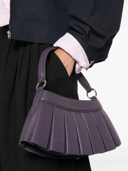 Geantă shopper Lacoste violet