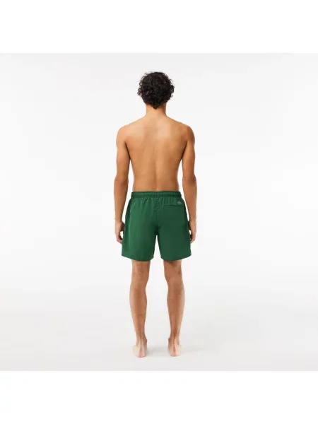 Шорты Lacoste с принтом зеленые