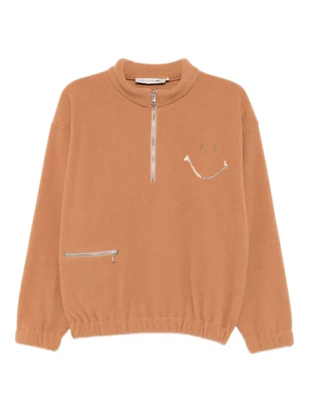 Haftowany polar Joshua Sanders polarowy brązowy