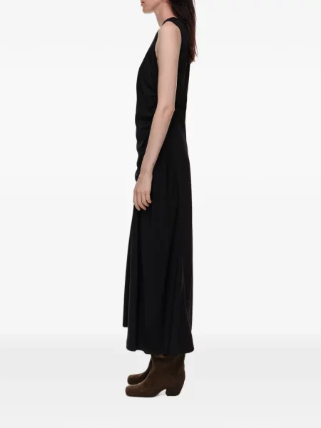 Lung rochie Bimba Y Lola fără mâneci negru