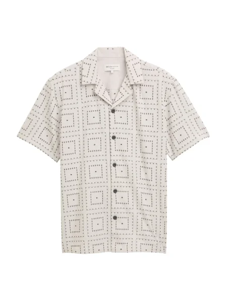 TOM TAILOR DENIM Košile světle / tmavě šedá