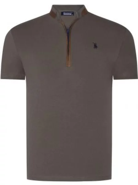 Polo majica Dewberry siva
