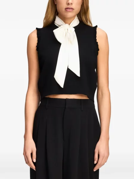 Top Cinq A Sept cu funde negru