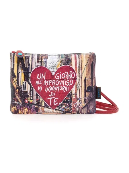 Kopertówka Gabs skórzana z autografem czarna