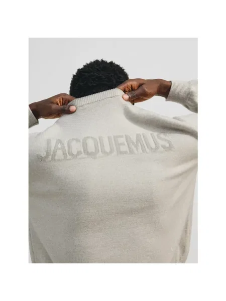 Kardigan Jacquemus wełniany beżowy