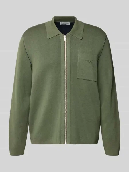 Kardigan o kroju regular fit z mieszanki bawełny Marc O'polo Denim khaki