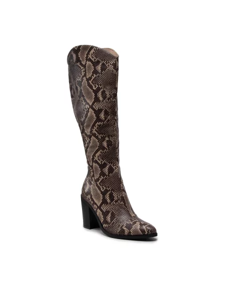 Μπότες DeeZee Brown Snake καφέ
