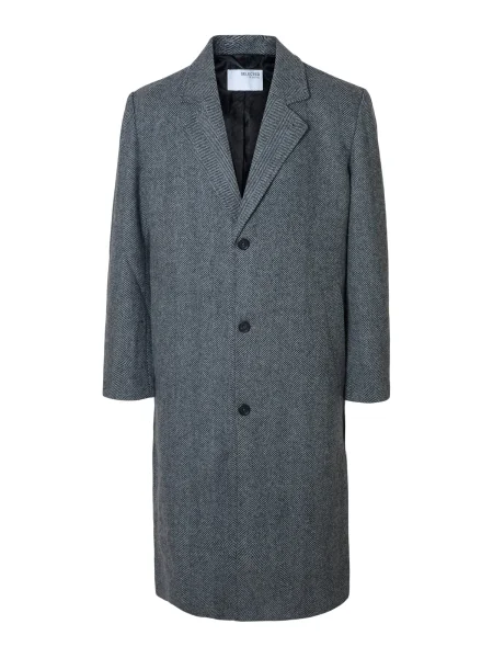 SELECTED Palton de primăvară-toamnă SLHMILOS deschis / închis gri