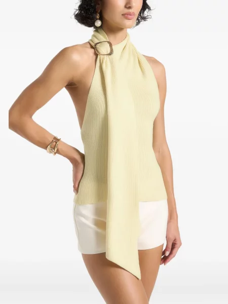 Bluzka Manière De Voir prążkowana żółta