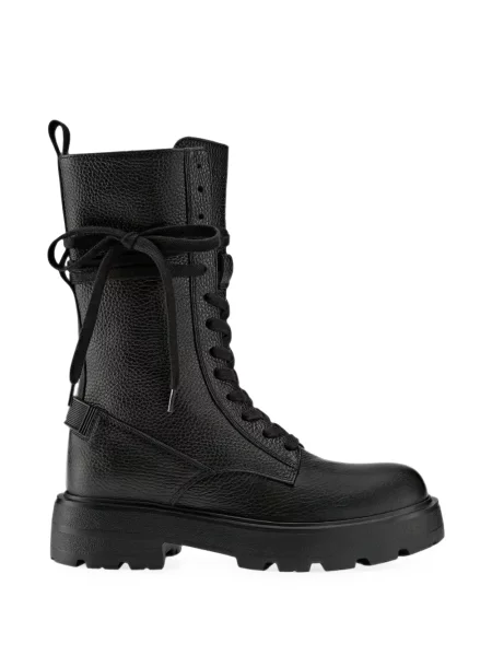 Botine Bogner cu șireturi din piele negru