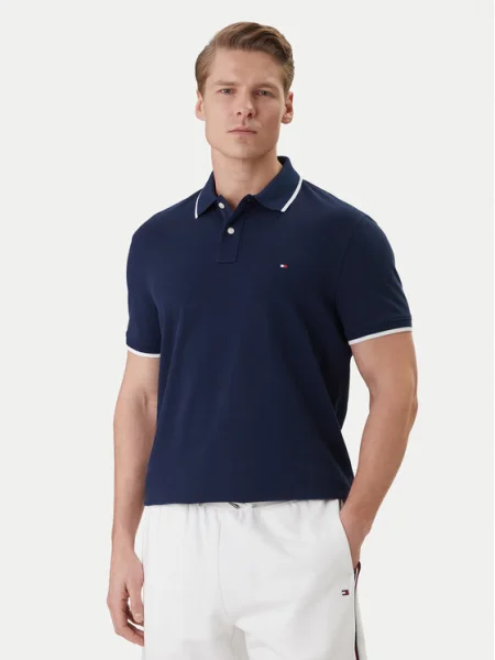 Tommy Hilfiger Tricou polo Pique Bleumarin