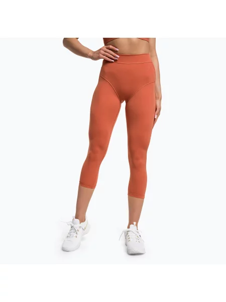 Tréninkové legíny Gymshark KK Twins earth orange oranžové