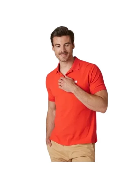 Koszulka polo Helly Hansen czerwona