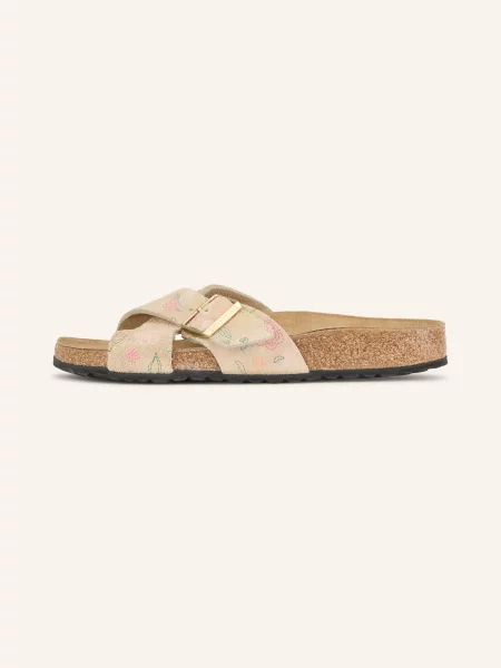 Birkenstock Klapki Siena beige beżowe