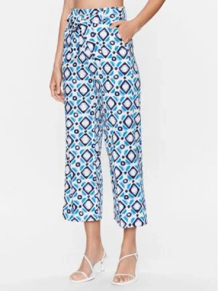 Marella Pantaloni din Demien Bleumarin Slim Fit