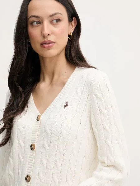 U.S. Polo Assn. кардиган CABLE KNIT