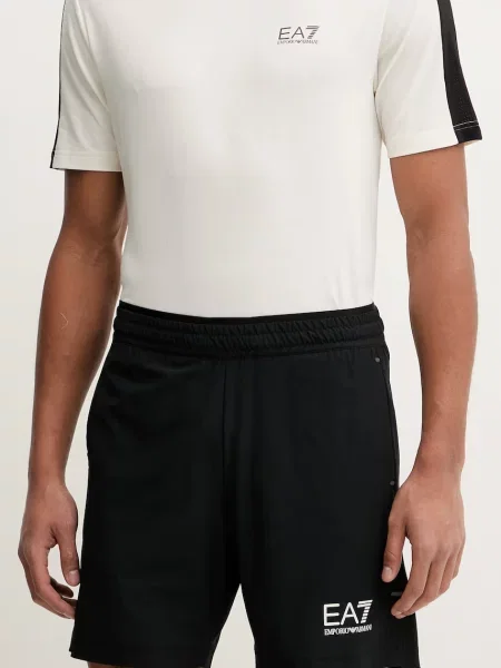 Emporio Armani pantaloni scurți de antrenament negru