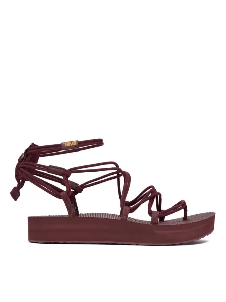 Sandały Teva bordowe