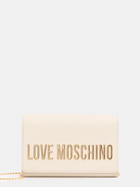 Чанта Love Moschino бежово