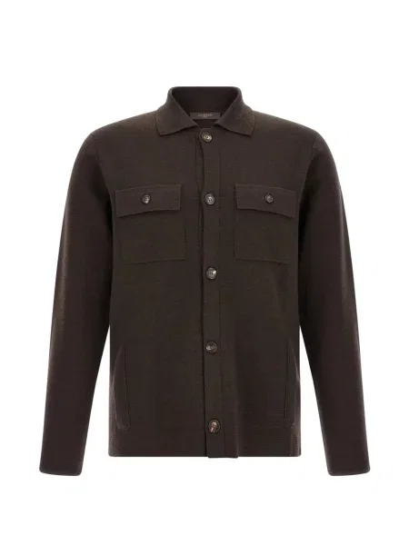 Cardigan Zanone maro