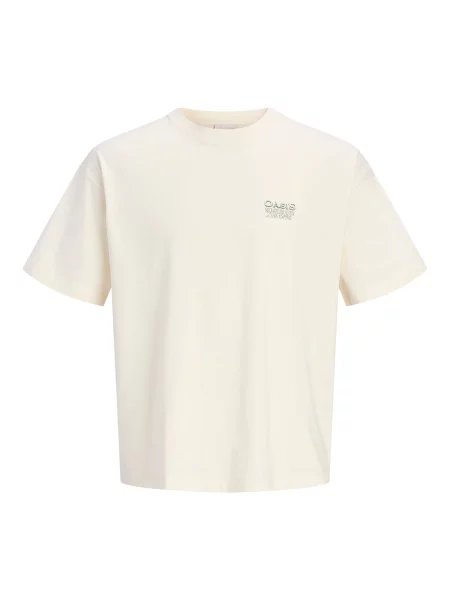 JACK & JONES Tricou JORAtocha verde alb