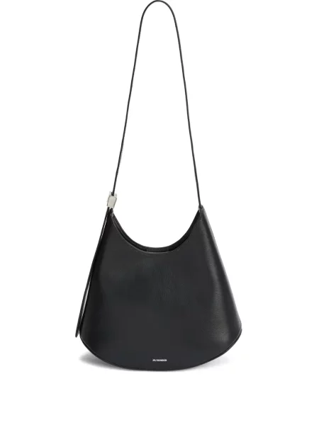 Geantă Jil Sander cu tepi negru