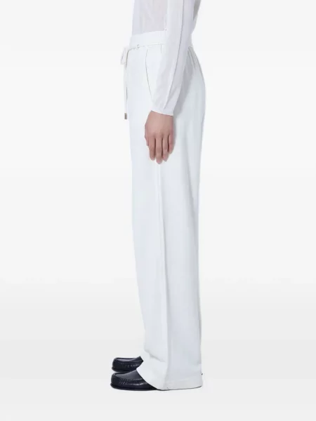 Pantaloni Max Mara cu cordon alb