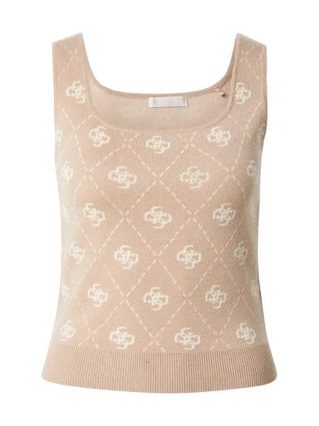 Top Guess de lână alb