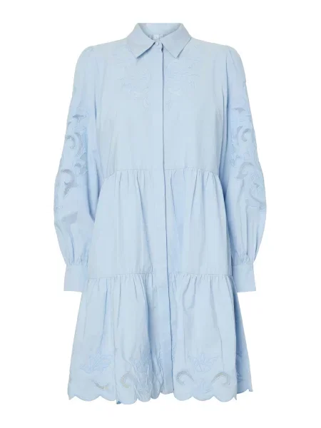 YAS Rochie tip bluză YASZIMIA deschis albastru