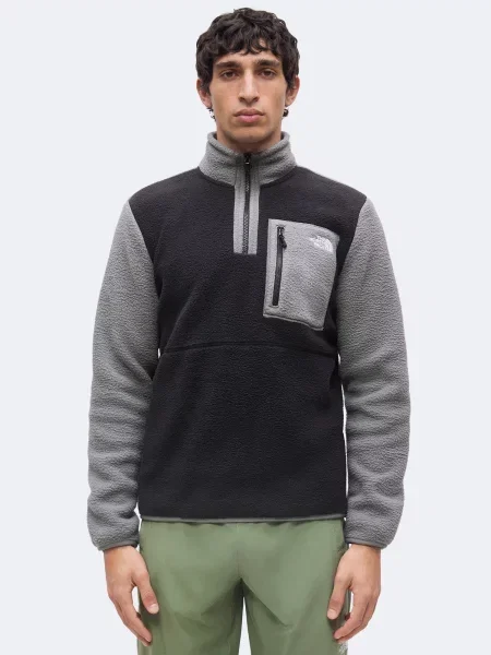 THE NORTH FACE Športový sveter Yumiori sivá čierna