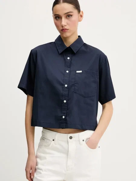 Srajca Guess Jeans mornarsko modra