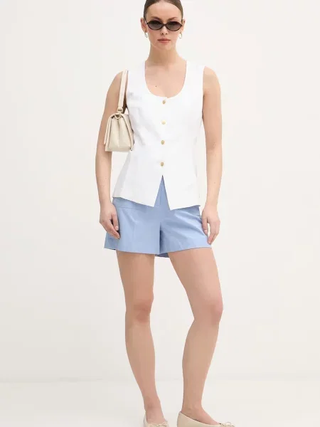 Tommy Hilfiger Top Bela bež