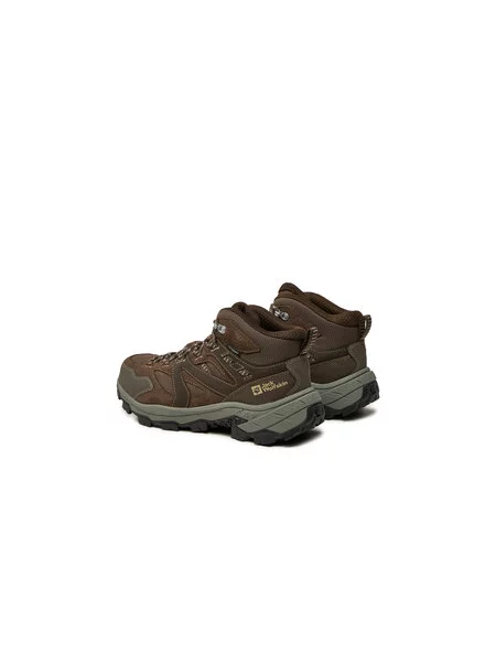 Trekové boty Jack Wolfskin Vojo Tour Lt Texapore Mid cold coffee hnědé