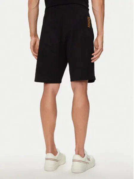 Sportovní kraťasy Emporio Armani černé