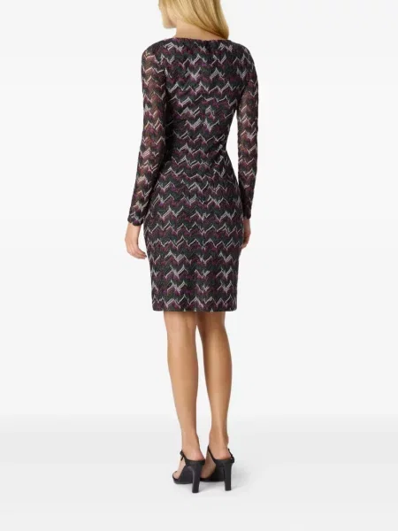 Rochie maxi Missoni lungă de costum albastru