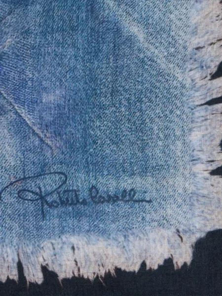 Fular Roberto Cavalli albastru