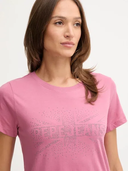 Pepe Jeans póló rózsaszín