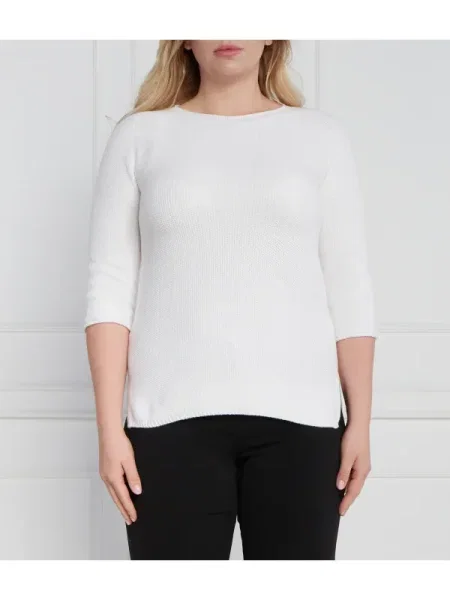 Persona by Marina Rinaldi Pulover PLUS SIZE alb