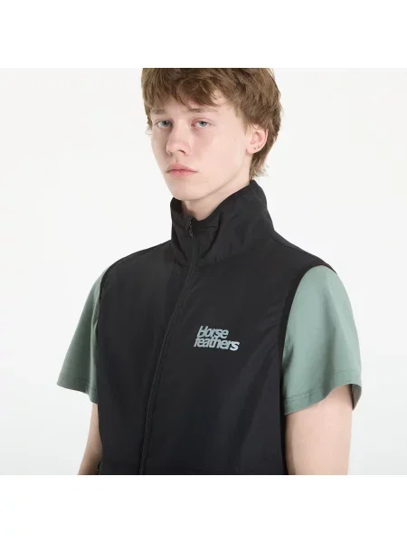 Mellény Horsefeathers Hill Vest Black L fekete