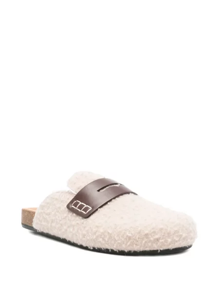 Papuci tip mules Jw Anderson din piele