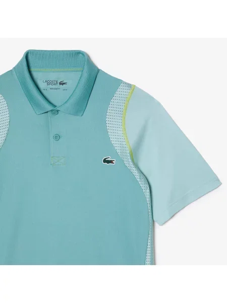 Lacoste Koszulka Polo Do Tenisa Z Z Recyklingu zielona