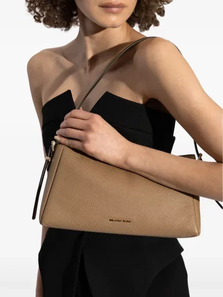Siuvinėtos sportbačiai Michael Michael Kors leopardinės ruda