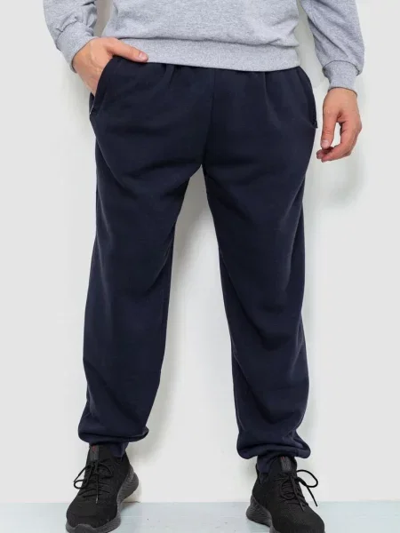 Штани спортивні Ager темно-синій бавовна/поліестер сині