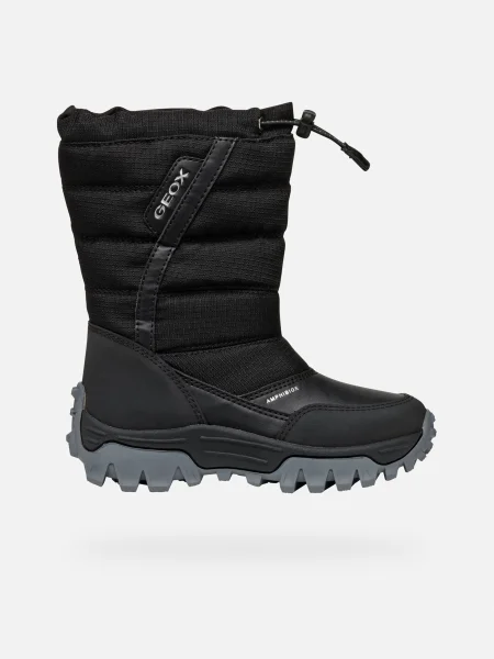 Geox Snehule J Himalaya Boy B Abx M čierna